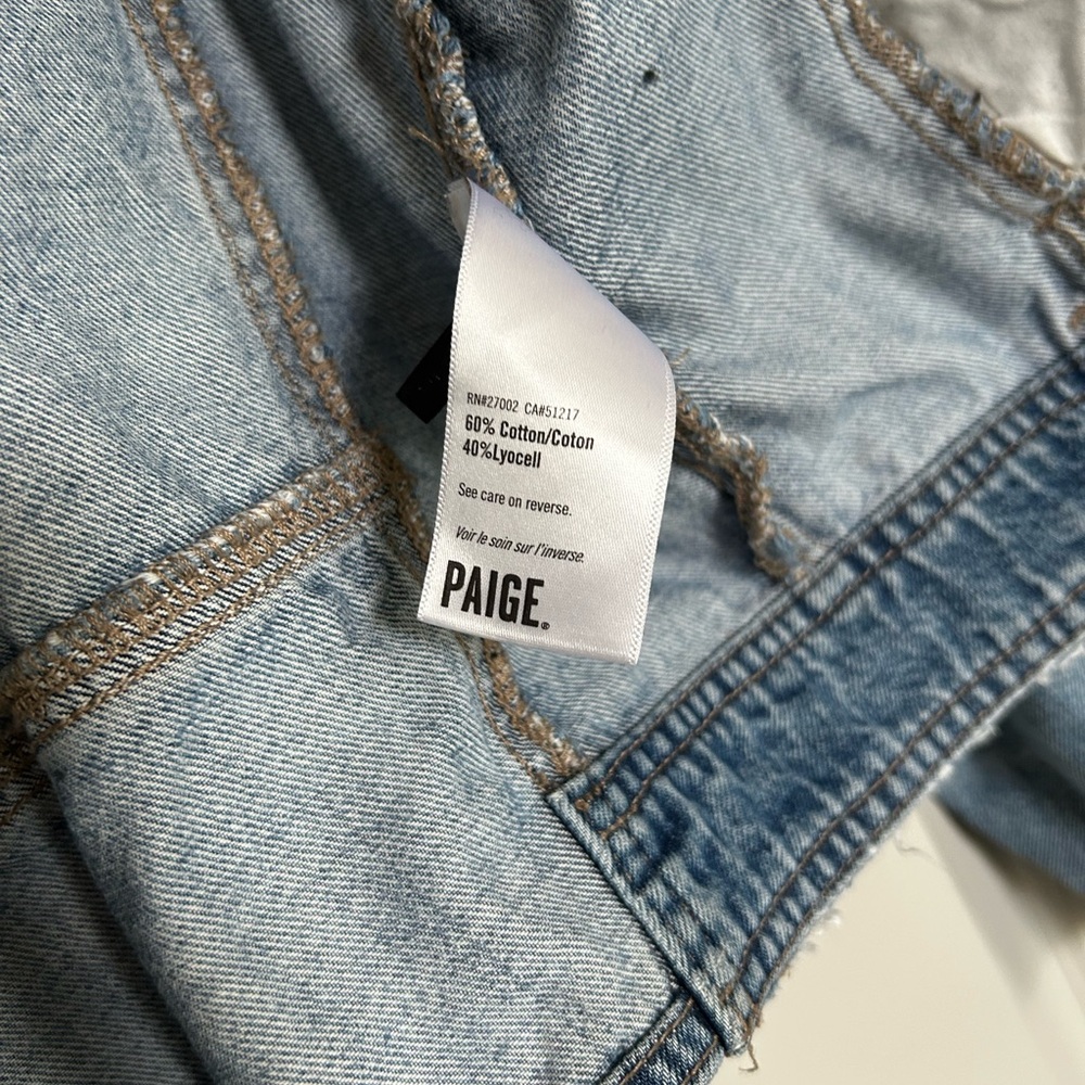 PAIGE women’s strappy denim Jacket size small - Picture 7 of 9